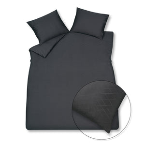 Copripiumino PURITY Monaco Off Black 140x220 cm (cotone satinato)