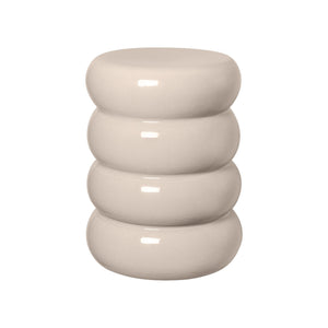 TORU side table Lily White round
