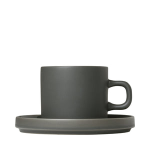 PILLAR 2 coffee cup 200 ml with saucer Agave Green