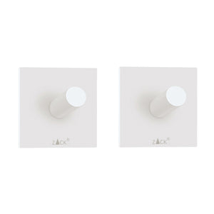 PECO crochet porte-serviettes autocollant set/2 (blanc)