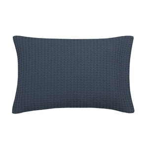 <tc>HOME</tc> Taie d'oreiller piqué bleu nuit 40 x 55 cm