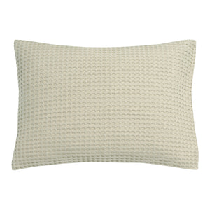 <tc>HOME</tc> Taie d'oreiller piqué crème beige 40 x 55 cm