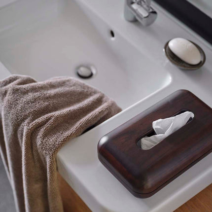 Aquanova Ebony tissuehouder - Athena handdoek - Ugo zeepbakje - Paris zeep - bithliving.com