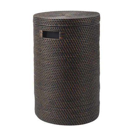 Aquanova Cino wasmand met deksel Pecan (CINLAD-538)