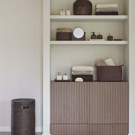 Aquanova Cino en Rena manden - London handdoeken Desert Almond Pecan - Blake en Ebony accessoires - bithliving.com
