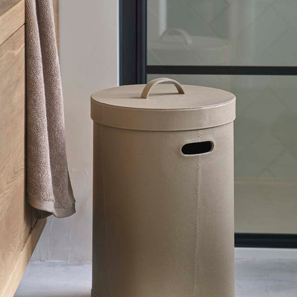 Aquanova Lotus wasmand Taupe - Athena handdoek Bronze - bithliving.com