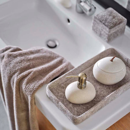 Aquanova Java tray en box - Ugo accessoires - Athena handdoek - bithliving.com