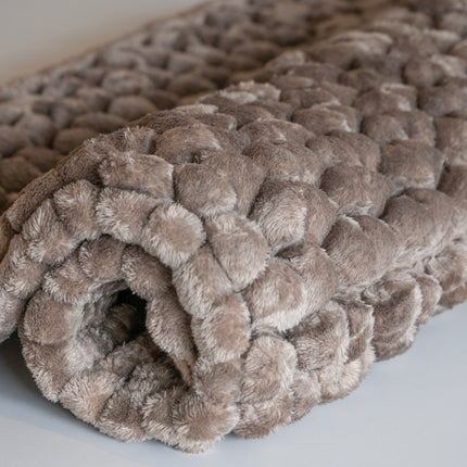 Aquanova badmat Onyx - kleur Almond, bruin - bithliving.com