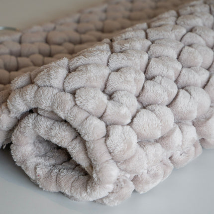 Aquanova badmat Onyx - kleur Greige, grijs/beige - bithliving.com
