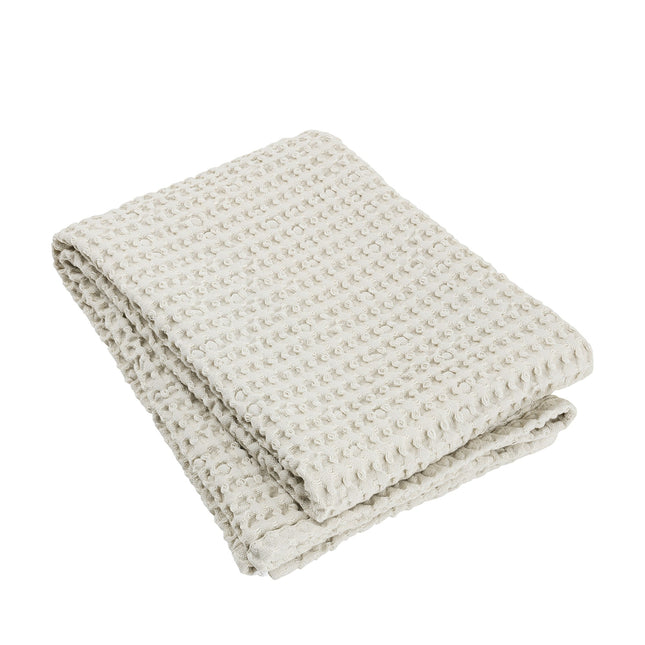 Blomus wafel badlaken CARO (68996) - kleur Moonbeam -  100% katoen