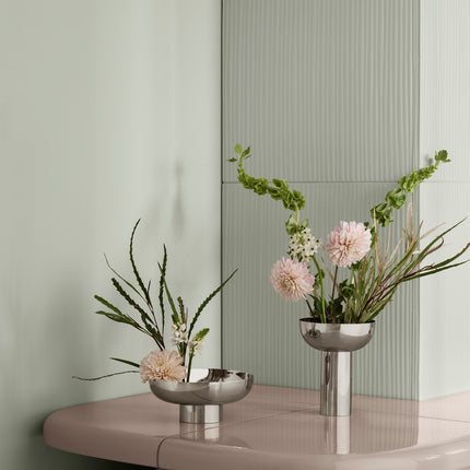 Blomus Miyabi vaas Polished - Laag en hoog - bithliving.com