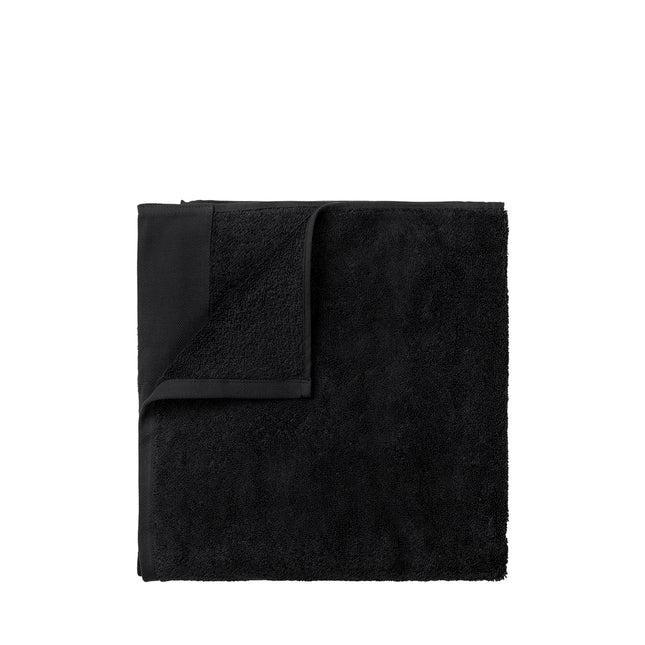Blomus RIVA badlaken (66300) - kleur Black, zwart - 50x100 cm