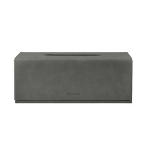 Blomus tissuehouder Sahla (68316) - kleur Pewter - Faux Suede