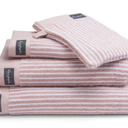 Vandyck Home Petit Ligne badtextiel Sepia Pink (BAKC15101) - bithliving.com