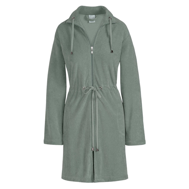 Vandyck Vogue badjas Smoke Green (BAGE20107 814)