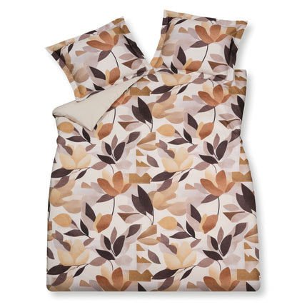 AUTUMN FERN dekbedovertrek Taupe 140x220 cm