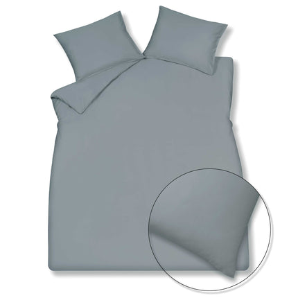 Housse de couette SATIN LUXURY Bleu Clair 240x220 cm