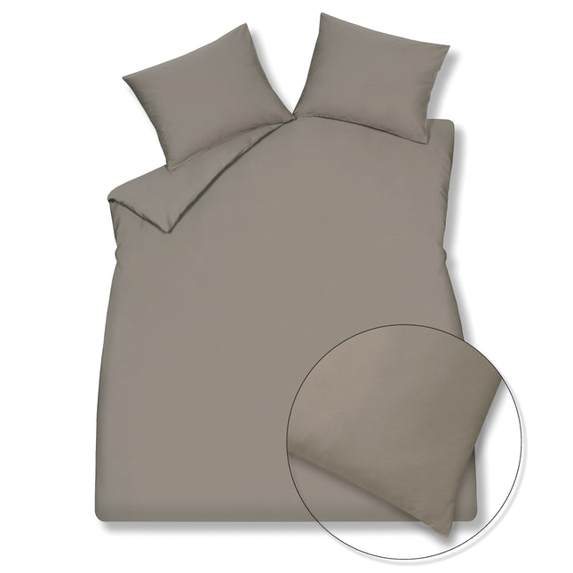 SATIN LUXURY funda nórdica Café 240x220 cm
