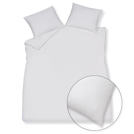 Housse de couette SATIN LUXE Blanc 240x220 cm