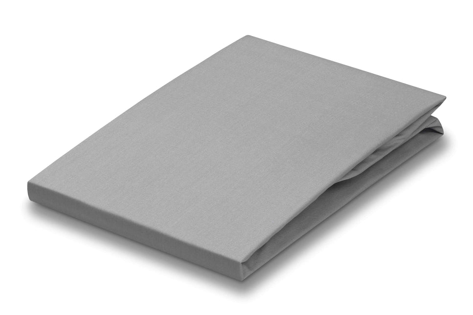 Vandyck hoeslaken Percal katoen Steel Grey
