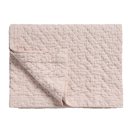 PURE 10 Couvre-lit Rose Clair 260x260 cm