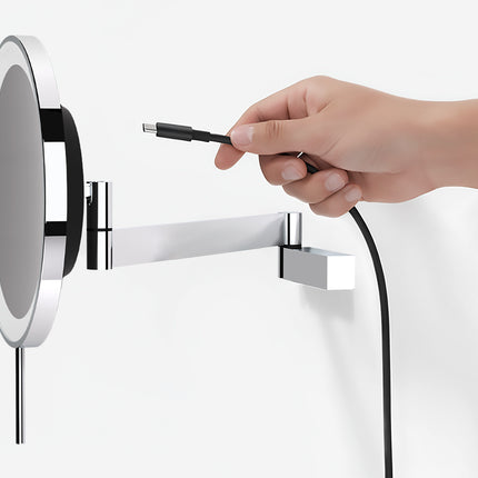 Zack Linea led cosmeticaspiegel glanzend rvs (40584)