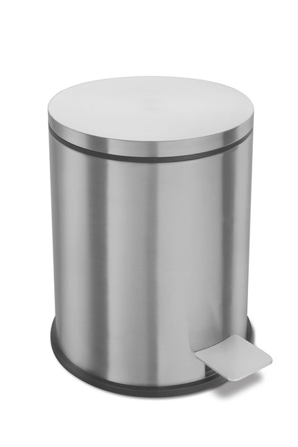Zack VASCA pedaalemmer (3 liter) - 18/10 RVS, mat - hoogte 27 cm, Ø 18 cm - 40300 