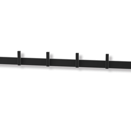 Zack kapstok Cadore - kleur zwart - 6 haken