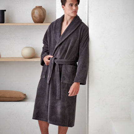 BEAUMONT bathrobe Anthracite