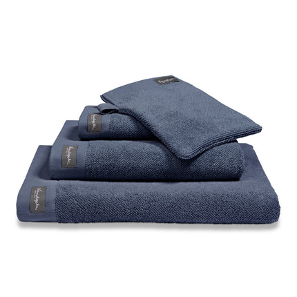 Badlaken 70x140 cm HOME Uni Blue Ink-199 (set/3)