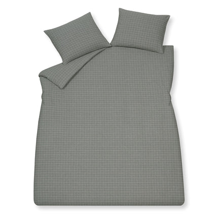 Dekbedovertrek GOTENBURG Grey 240x220 cm (flanel)