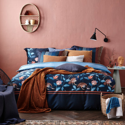 HOME Pique sprei Nightblue 160x250 cm