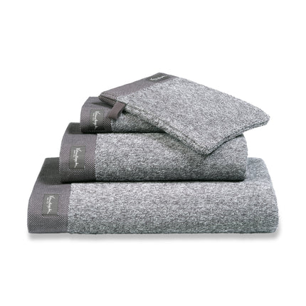 <tc>HOME</tc> Linge de bain Mouliné Off Black