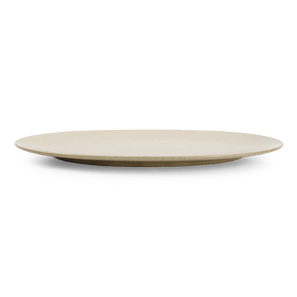CIRRO flat plate oval 30 cm - Beige