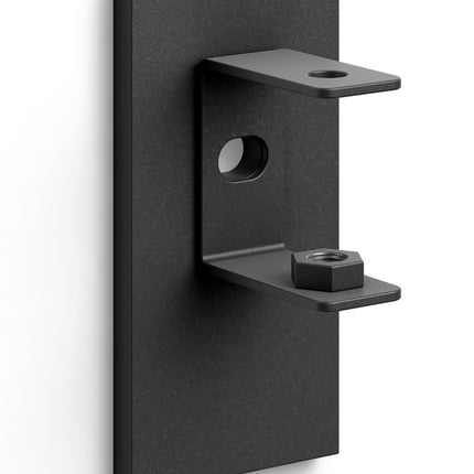Set supporto da parete LINEA (nero)/2 pezzi