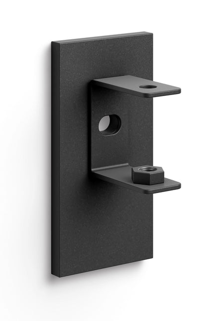 Set supporto da parete LINEA (nero)/2 pezzi