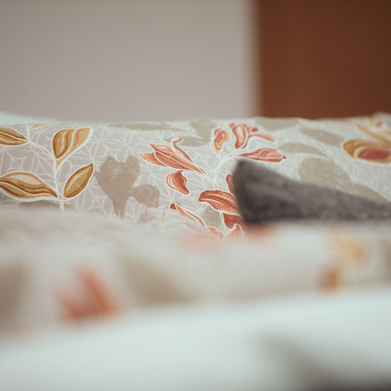 Bettbezug CASHMERE GLOW Leinen 140x220 cm (Satin-Baumwolle)