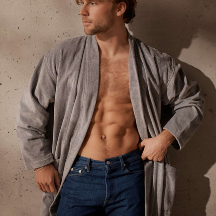 KYOTO badekåbe Grå