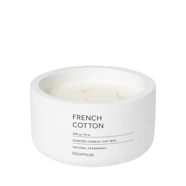 FRAGA candela profumata Cotone Francese 400 grammi