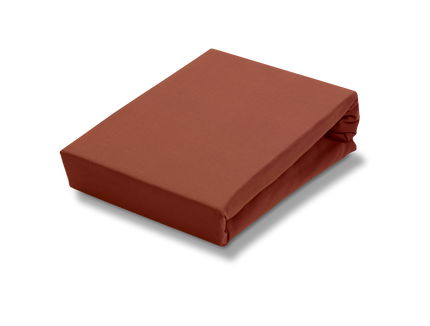 Drap-housse JERSEY SUPREME Marron Rouillé
