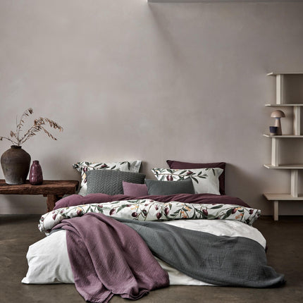 Housse de couette COTON LAVÉ Peppercorn 200x220 cm