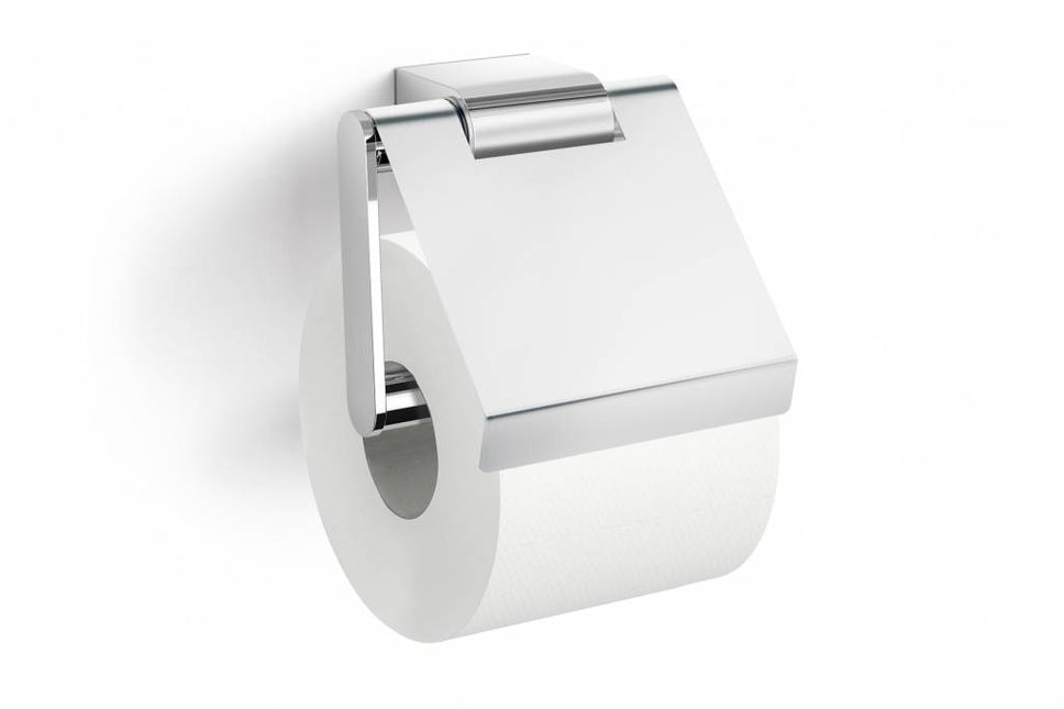 ATORE Toilettenpapierhalter mit Klappe (glänzend)
