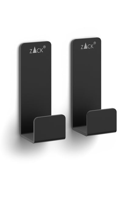 POTES handdoekhaak 5,5cm set/2 (zwart)