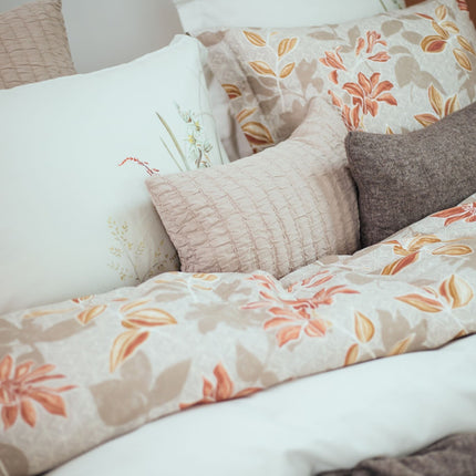 Bettbezug CASHMERE GLOW Leinen 240x220 cm (Satin-Baumwolle)