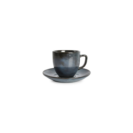 CIRRO kop en schotel - Dark blue