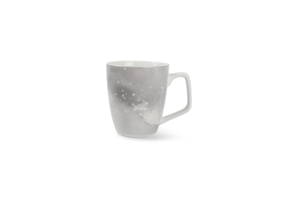 MARBLE Concrete beker / mok 360 ml stone (set/4)
