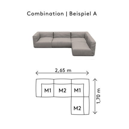 GROW Loungesofa A Earth Boucle