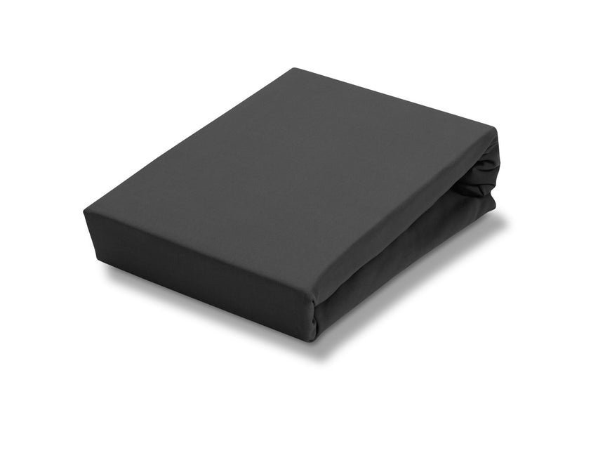 JERSEY SOFT topper fitted sheet Off Black