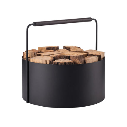 Cesta para leña ASHI Roble Negro grande