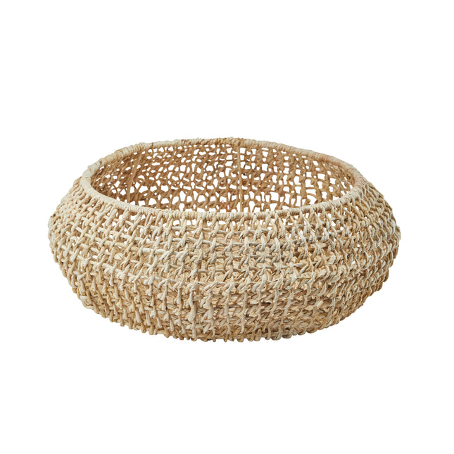 Cesto portaoggetti Abaca Beige-15